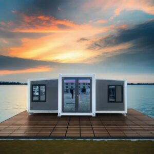 20 ft prefabricated steel container house small house with fully equipped kitchen fully assembled