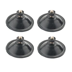 yhxixi 4pcs m6 x 14 strong thickened sucker suction cup clear pvc sucker pads strong adhesive glass suction holder