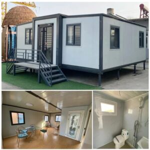 Model Luxury Extension Two Bedroom Scontainer Piece Expandable Flat Packing Structure Prefabricated Miniature Folding House