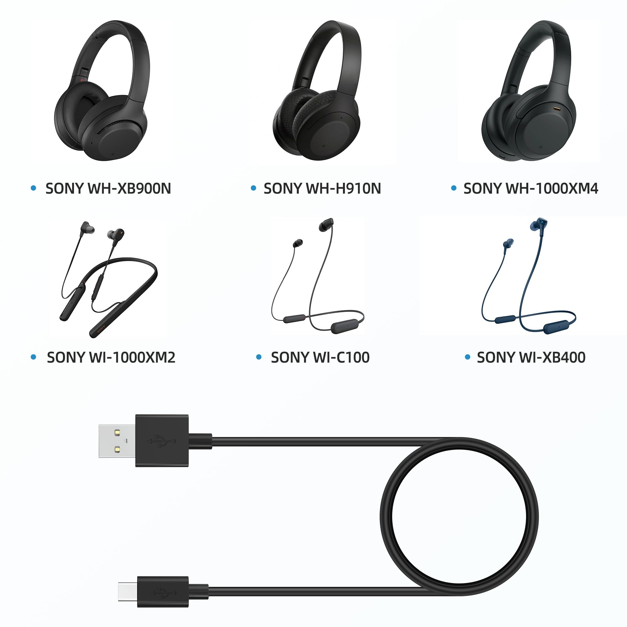 PGENDAR USB-A to USB-C Charging Cable for Phomemo M832 Upgrade Thermal Portable Printer