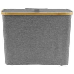 toilet paper storage large capacity toilet paper basket holds up to 12 toilet paper roll basket lightweight toilet paper organizer basket with side window foldable toilet paper bin (gray)