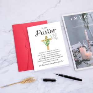 Pastor Appreciation Cards, Pastor Appreciation Gifts, Pastor Gifts, Pastor Appreciation Gifts for Men Women, Thank You Gifts for Pastors Appreciation Gifts Priest Pastor Christmas Christian Prayer