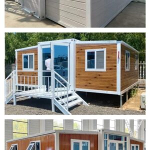 2 Storey Steel Construction House 20ft Foldable Container Folding Living Worker Dormitory Office Rooms