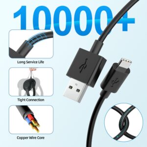 PGENDAR USB-A to USB-C Charging Cable for Phomemo M832 Upgrade Thermal Portable Printer