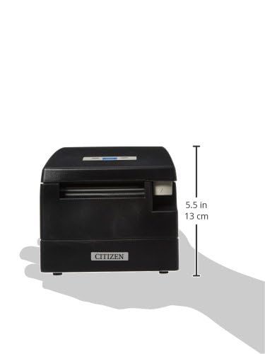 CITI-Zen CT-S2000UBU-BK CT-S2000 Series Hi-Speed POS Thermal Printer, USB, Internal Power Supply Black