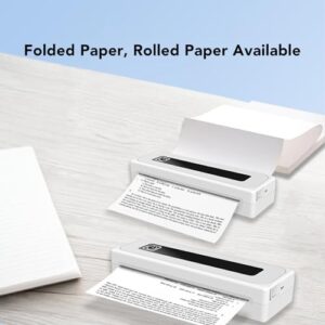 VINGVO Portable Printer, Printer Thermal Printer Thermal Printer Multifunctional Portable Thermal Mobile Printer for Home