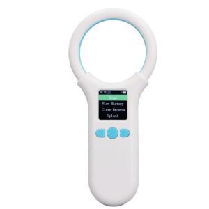 microchip scanner, pet microchip scanner animal tag reader handheld portable pet microchip id scanner 134.2khz/125khz usb charging