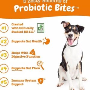 Probiotic Bites for Dogs 170 Soft Chews– Compatible with Zesty Paws Pumpkin Flavor