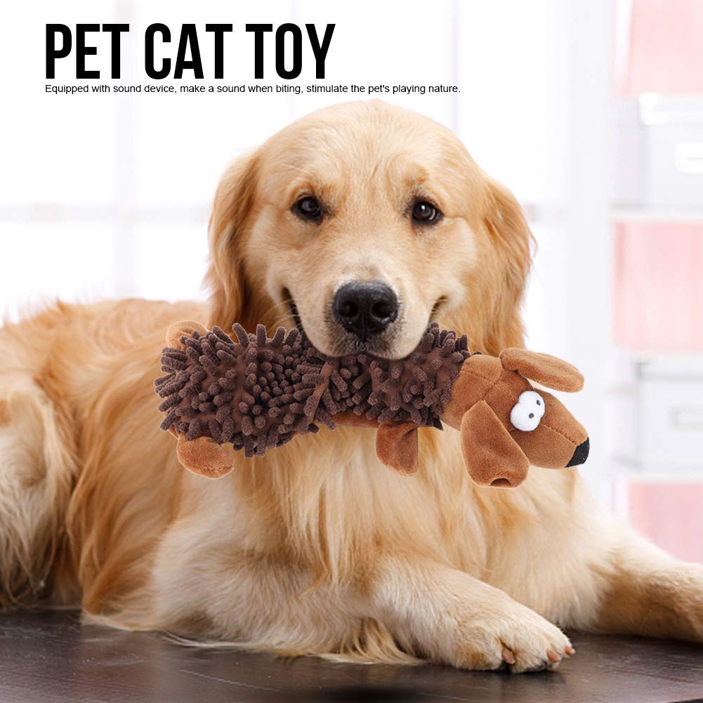 TIKATARER Dog Toys for Aggressive Chewers, Dog Toy Puppy Toys Cute Animal Shape Squeaky Dog Toys with Sound Device No Stuffing Plush Dogs Chew Toy for Small, Medium, and Large Pets Dog