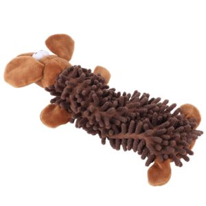 TIKATARER Dog Toys for Aggressive Chewers, Dog Toy Puppy Toys Cute Animal Shape Squeaky Dog Toys with Sound Device No Stuffing Plush Dogs Chew Toy for Small, Medium, and Large Pets Dog