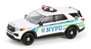 greenlight 30500 2023 police interceptor utility - new york city police department/nypd (hobby exclusive) 1:64 scale diecast