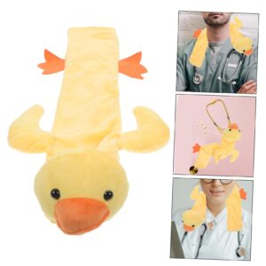 UTHCLO Stethoscope Case Cartoon Stethoscope Sleeve Animal Stethoscope Protector Animal Plush Stethoscope Sleeve Stethoscope Accessories Doctor Stethoscope Cover ， Yellow