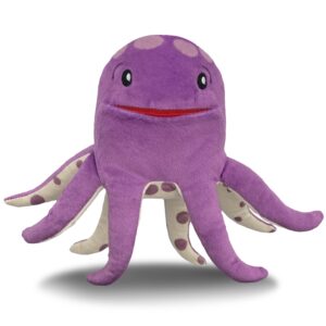 The Tooth Brigade Tooth Fairy Pillow | Fun and Interactive Stuffed Plush Toy with Large Pocket for Lost Teeth, Treasures, Prizes - Perfect for Kids, Boys, & Girls Gift (Bubbles Octopus)