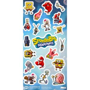 Spongebob Throw Blanket Bundle - Spongebob Squarepants Kids and Teens Blanket for Bedroom Decor Plus Stickers, More for Boys and Girls | Spongebob Blanket Size 45" x 60"