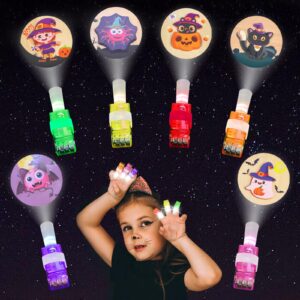 36pcs halloween party favors led light up finger lights toys goodie bag fillers treats spooky glow in the dark toys bulk for halloween party classroom prizes trick or treat gifts