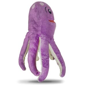 The Tooth Brigade Tooth Fairy Pillow | Fun and Interactive Stuffed Plush Toy with Large Pocket for Lost Teeth, Treasures, Prizes - Perfect for Kids, Boys, & Girls Gift (Bubbles Octopus)