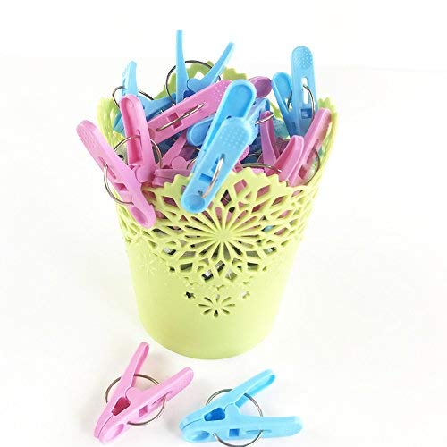 20Pcs Household Clips Multicolor Reusable Plastic Clothes Pegs Clothespins Travel Hanger Durable Processing