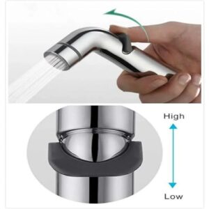 Handheld Bidet Sprayer for Toilet Handheld Sprayer Toilet Bidet Faucet Sprayer Shower Head Adjustable Bidets Spray Nozzle for Wash Household Bathroom Accessories