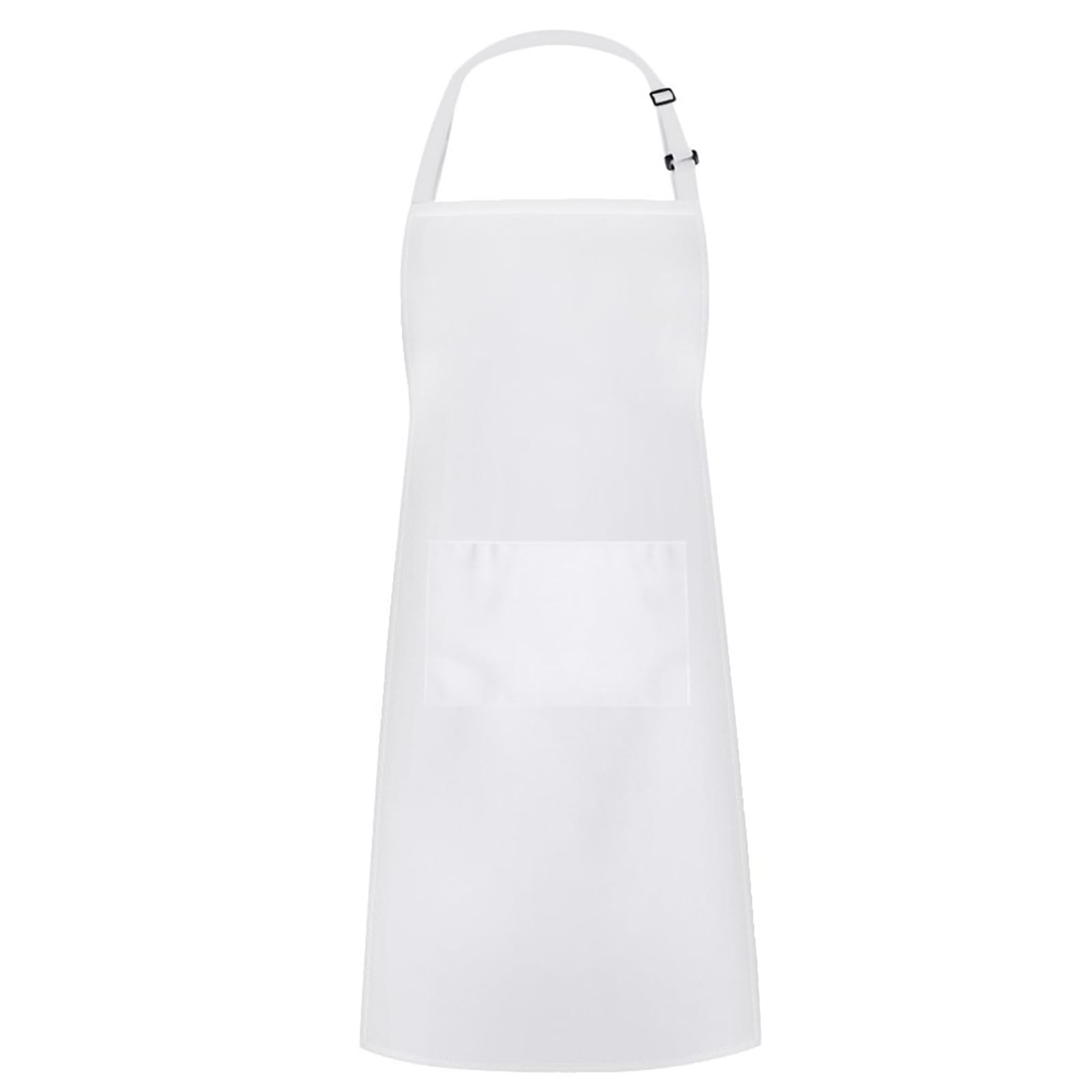 White Apron,Chef Apron For Men Women Adults Chef Costume Adjustable Kitchen Cooking Long Aprons For Women With Pockets(White)