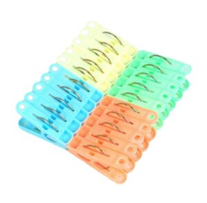 20pcs household clips multicolor reusable plastic clothes pegs clothespins travel hanger durable processing