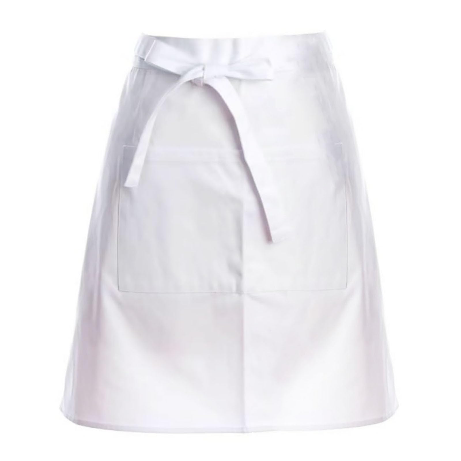 White Apron Waist,Half Apron,Chef Costume,Chef Apron For Men Women Adults Kitchen Cooking Aprons For Women With Pockets(White)