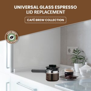 Espresso Carafe Lid, Universal Replacement fits Krups, IMUSA, Hamilton Beach, Mr. Coffee, Breville, Univen