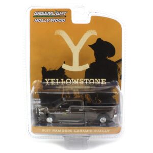 Collectibles Greenlight 44980-F Yellowstone 2018-Current TV Series - John Dutton’s 2017 Ram 3500 Laramie Dually - Yellowstone Dutton Ranch 1:64 Scale Diecast