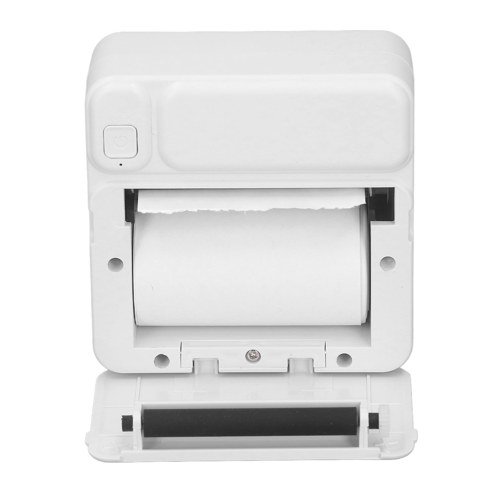 Pocket Printer Machine, Mini Printer Machine Rechargeable for Journal (White)