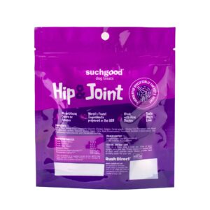 SuchGood Hip and Joint Dog Treats - 70 Count Advanced Joint Support Chews for All Breed Sizes, Premium Glucosamine and Chondroitin for Dogs - (Chicken Flavor, 2 Pack)