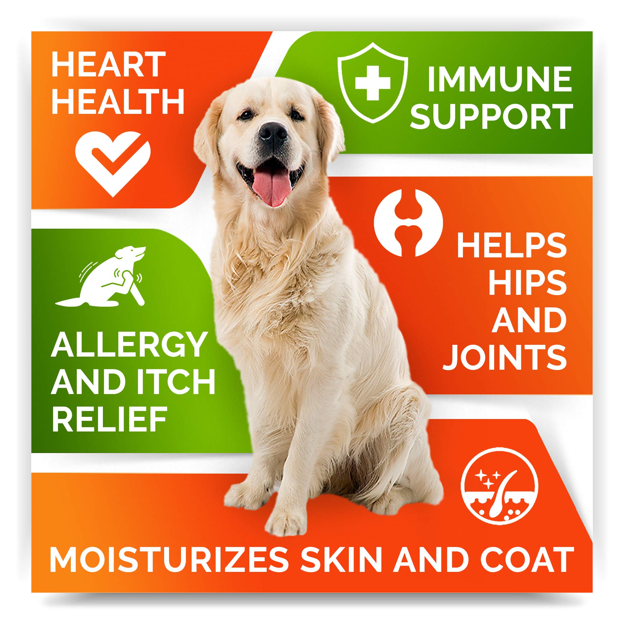 Omega 3 + Probiotics Dogs Bundle - Allergy & Itch + Improve Digestion & Immunity - Omega 3 & Pumpkin + Digestive Enzymes - Prebiotics - Itchy Skin + Itching & Licking Treats - 300 Chews - Made in USA