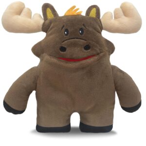 The Tooth Brigade Tooth Fairy Pillow | Fun and Interactive Stuffed Plush Toy with Large Pocket for Lost Teeth, Treasures, Prizes - Perfect for Kids, Boys, & Girls Gift (Twigs Moose)