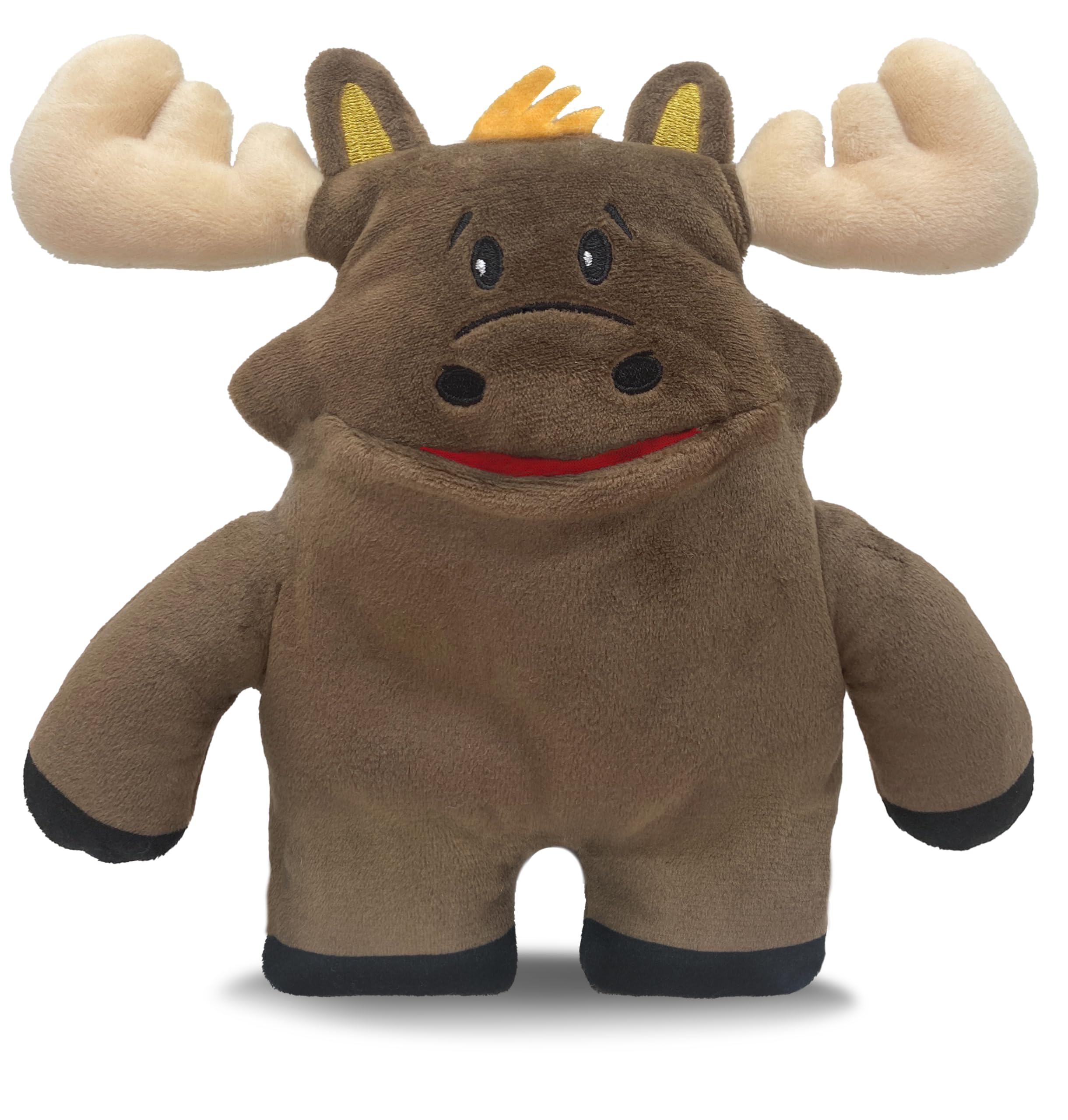 The Tooth Brigade Tooth Fairy Pillow | Fun and Interactive Stuffed Plush Toy with Large Pocket for Lost Teeth, Treasures, Prizes - Perfect for Kids, Boys, & Girls Gift (Twigs Moose)