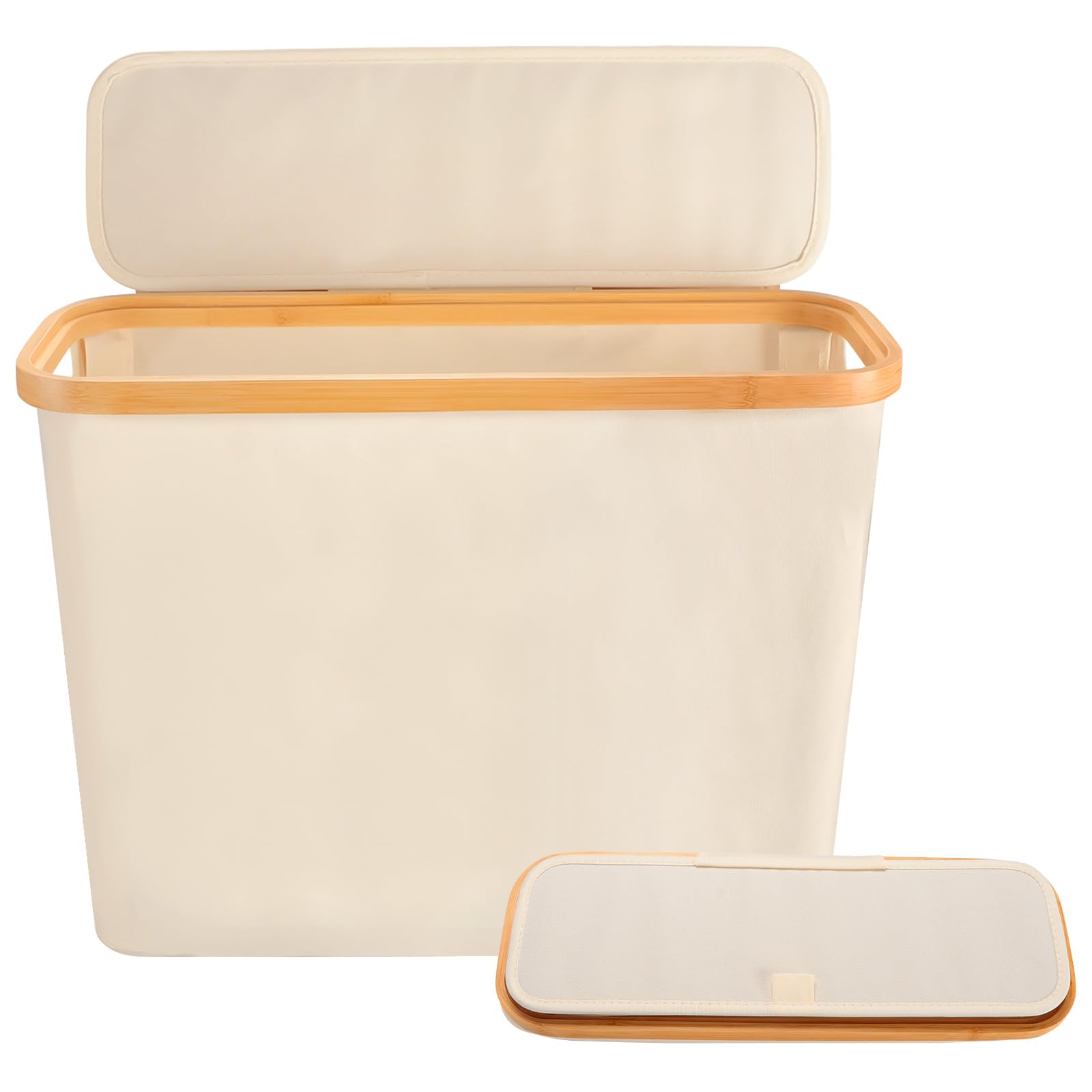 Toilet Paper Storage Basket, Toilet Paper Storage Holder, Bathroom Storage Organizer, Toilet Paper Storage Box Container, Toilet Tissue Storage Bin for Bathroom (Beige)