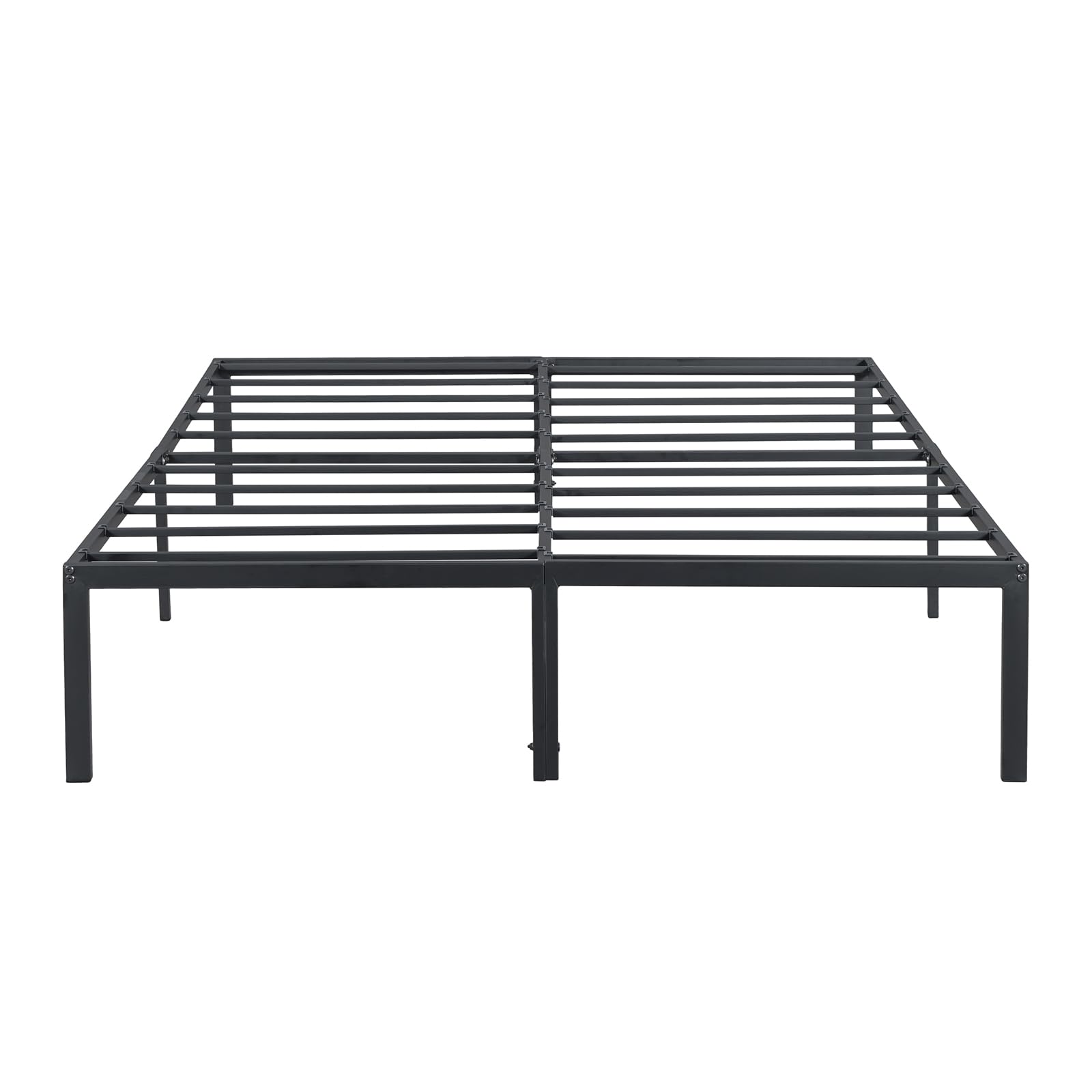 Queen Bed Frame - Sturdy Platform Bed Frame Metal Bed Frame No Box Spring Needed Heavy Duty Queen Size Bed Frame Easy Assembly Strong Bearing Capacity, Under Bed Storage (Queen (U.S. Standard))