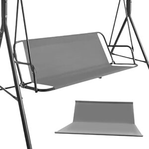 garden swing seat cover replacement 45x19x19 inch waterproof yard swing chair cover fit for outdoor 2 and 3 seater swing chair grey, garden accessories