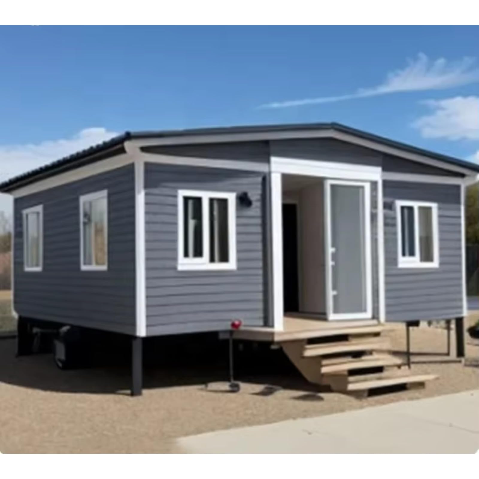 Prefab Modular 2 Bedroom Bathroom Kitchen House Modular Tiny Kit Set Cabin Homes Container House for Sale