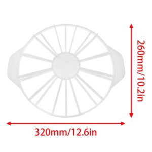 Xhziy Cake cutter 10/12 copies with handle Double sided cake part marks The cake slicer slices evenly Suitable for cakes up to 16 inches in diameter -1pcs