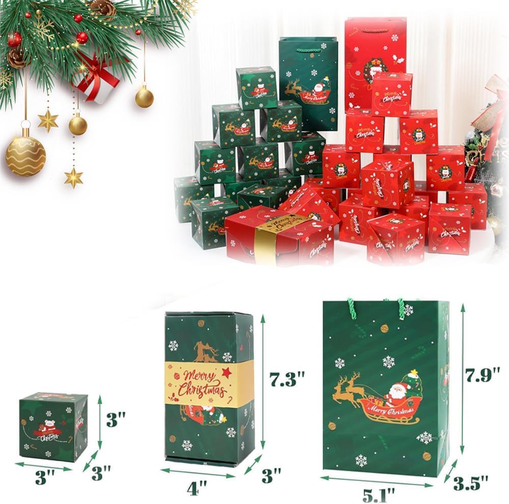 TERFISE Surprise Box Gift Box For Money,Surprise Gift Box Explosion Christmas,Folding Pop Out Money Surprise Gift Box,Exploding Surprise Gift Box (Green,10pcs)