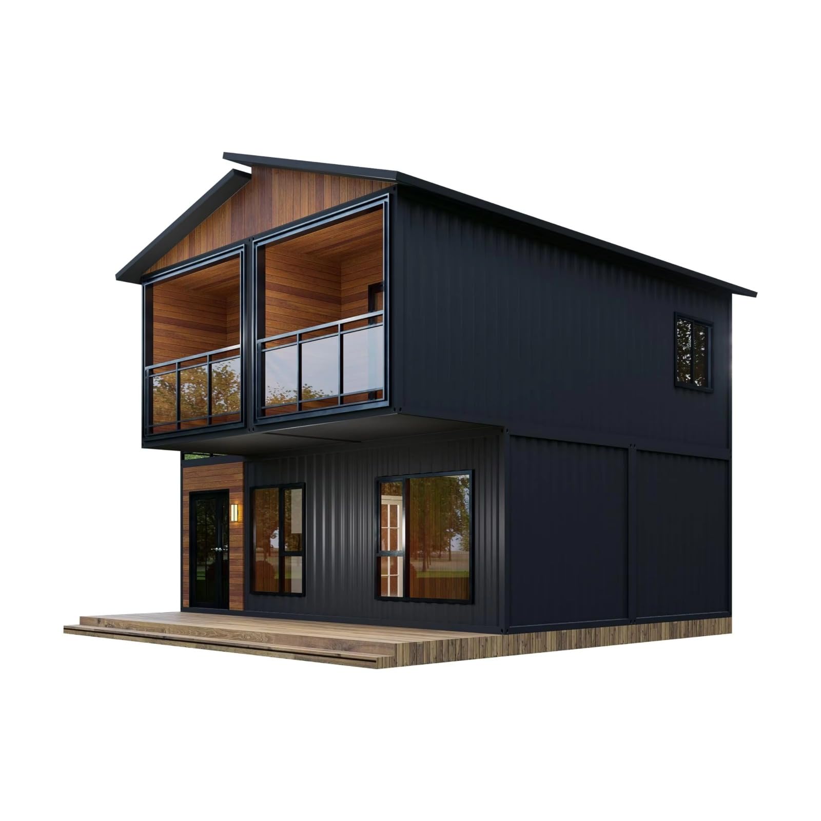 40ft Container House Wooden Tiny Ready Container Kit Homes for Villas