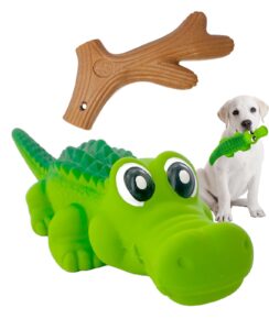 dajooee squeaky dog toys and indestructible dog chew toys for aggressive chewers puppy toys for teething large medium small dogs