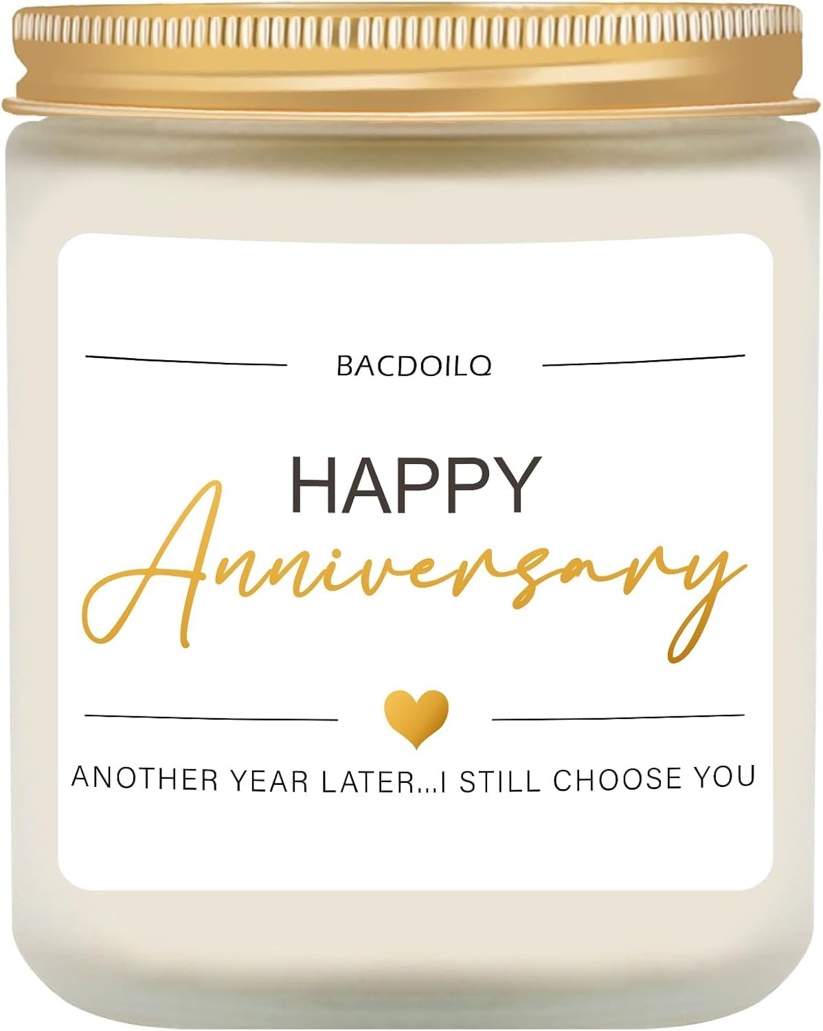 Anniversary Candle for Couple, Happy Anniversary Candle, Women Men Gift for Anniversary, Gifts for Wedding Anniversary for Couple/Wife/Husband, Lavender Scented Candle