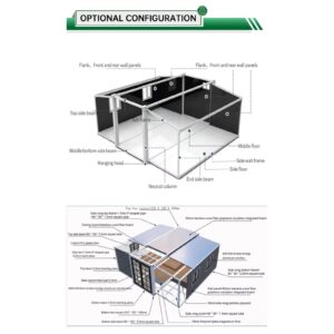 Tiny Creative Containers Ready to Ship USA Warehouse Extendable Homes Prefab Steel Expandable Container Houses