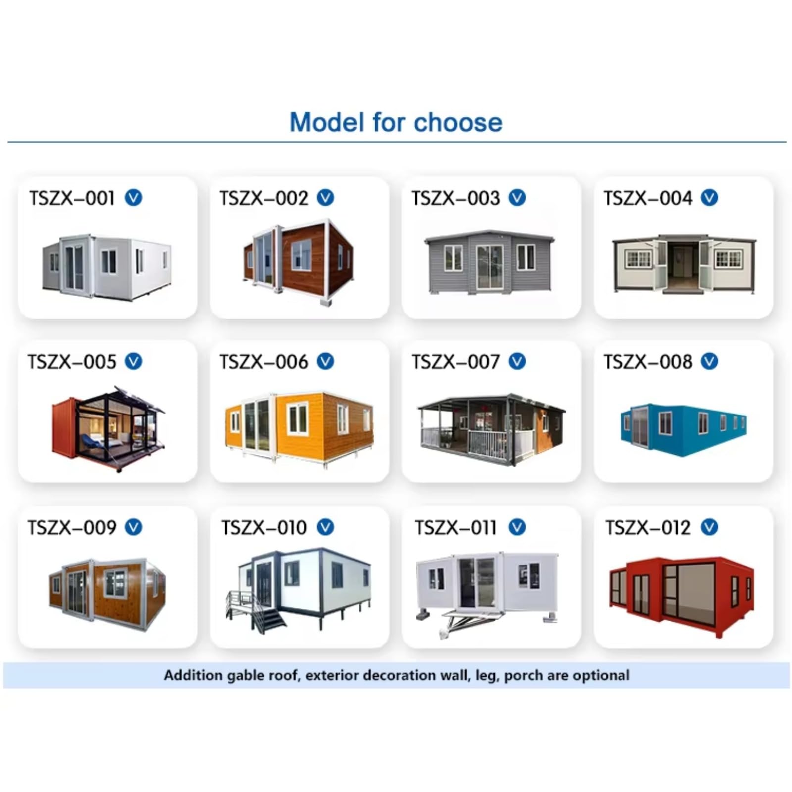 Home Kit Folding Houses Bazar Y Hogar Prefab Tiny Homes with Bathroom and Kitchen Ready to Ship Hurricane Proof Container House