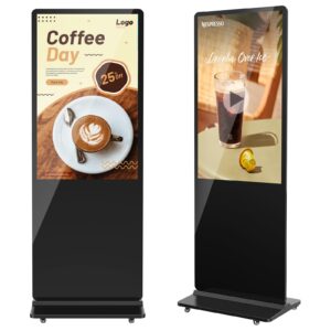 49 inch indoor digital signage,floor standing digital signage displays,digital kiosks & interactive displays support hdmi input,auto media player,android system,black