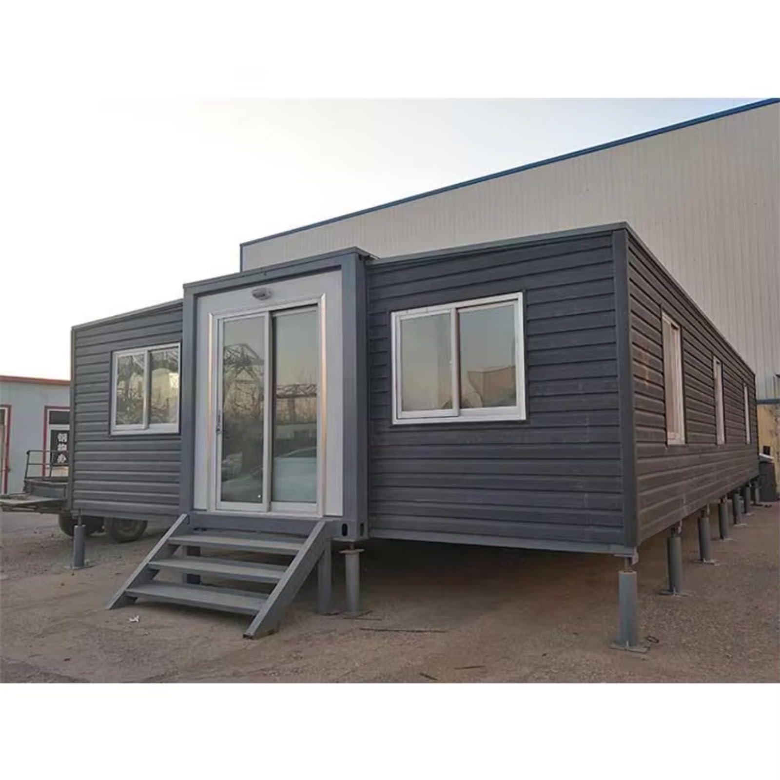 Movable Expandable Shipping Container Frame House 20 Ft and 40 Ft 2 Bedroom Expandable Container Tiny House