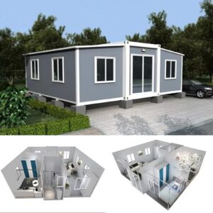 Tiny Creative Containers Ready to Ship USA Warehouse Extendable Homes Prefab Steel Expandable Container Houses