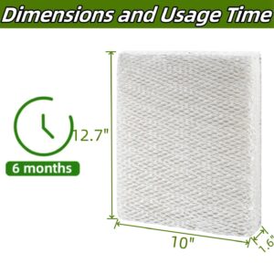 4-Pack Humidifier Filter Replacement Compatible with Aprilaire Water Panel 35 Models 350, 360, 560, 560A, 568, 600, 600A, 600M, 700, 700A, 700M, 760, 760A, 768, Compatible with Honeywell HC26P, HC26