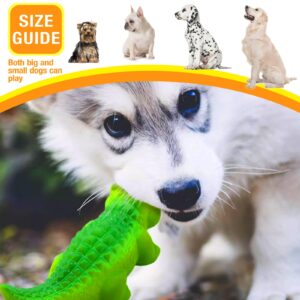 DAJOOEE Squeaky Dog Toys and Indestructible Dog Chew Toys for Aggressive Chewers Puppy Toys for Teething Large Medium Small Dogs