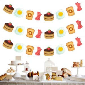 Sursurprise Brunch Themed Party Decorations, 3Pcs Brunch Breakfast Banner Kit, Let’s Brunch Birthday Baby Shower Bachelorette Bridal Shower Party Decorations Supplies