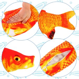 Briwooody 3 Pack 3D Giant Soft Fish Cushion Pillow Fish Plush Toy Pillow Decorate Soft Fish Pillow Stuffed Decorate Oversized Throw Pillow Creative Gift for Home Decoration, 24 Inch